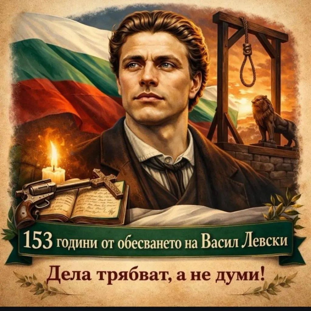 153 години от обесването на Васил Левски - ДГ Пролет - Сандански